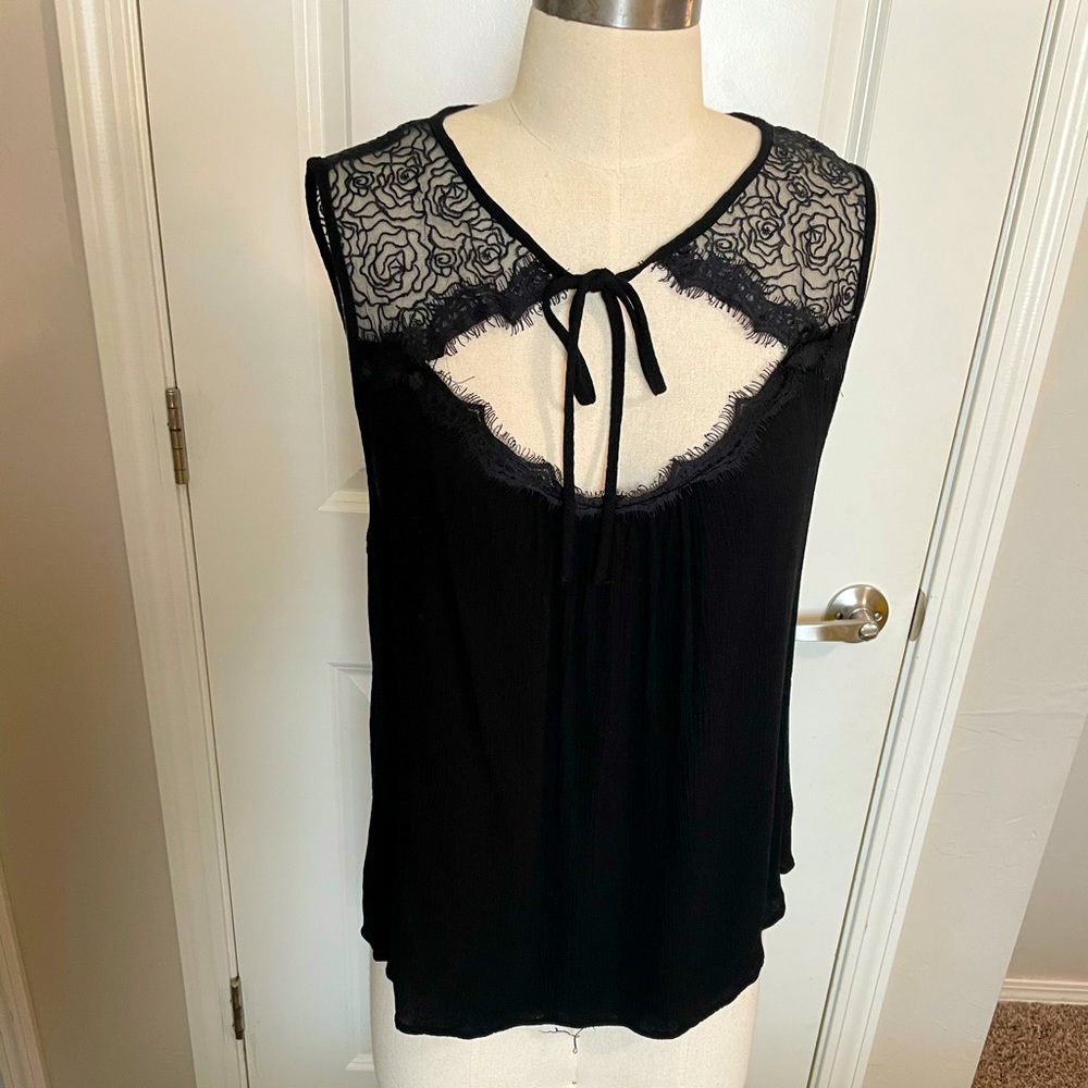Forever 21 Plus Rose Lace Top
